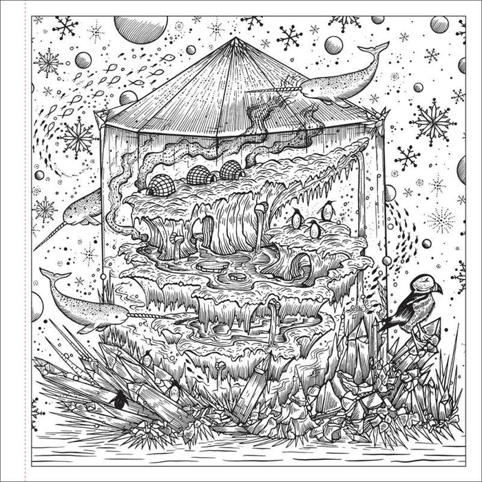 Printers Row - Coloring Book - Enchanted Earth