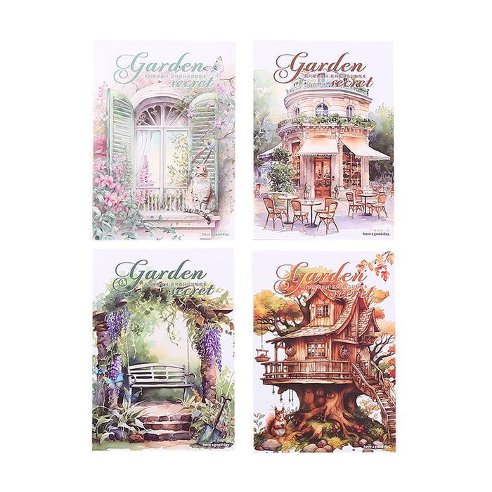 Secret Garden Series Vintage Flower Sticker Book