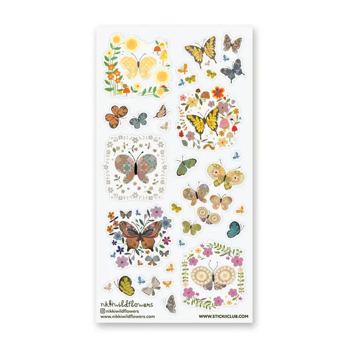 STICKII - Spring Butterflies Sticker Sheet