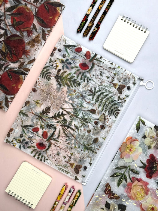 BV by Bruno Visconti - Zip Folder - Flowers and Greens