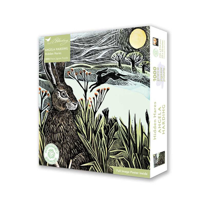 Angela Harding - Hidden Hares 1000 Piece Jigsaw Puzzle