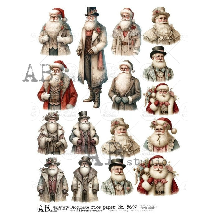 ABstudio - Rice Paper - Santa Claus