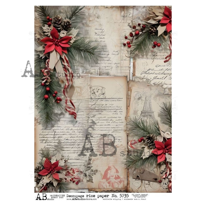 ABstudio - Rice Paper - Christmas Letters