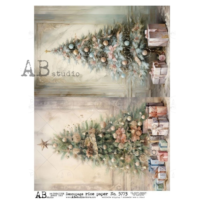 ABstudio - Rice Paper - Christmas Trees