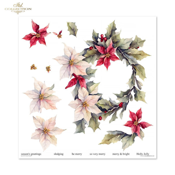 ITD Collection - Winter Wreath Scrapbooking Papers