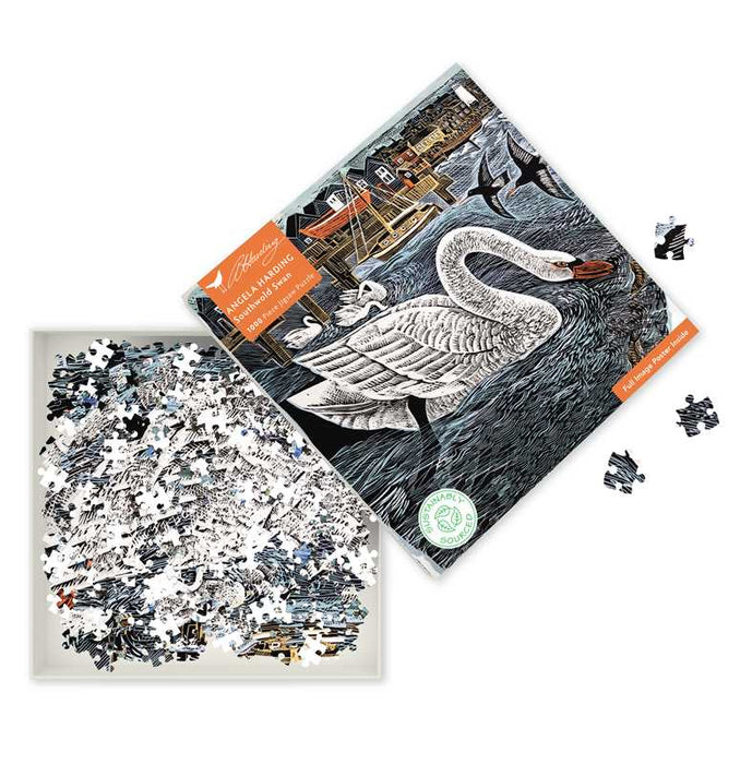 Angela Harding - Southwold Swan 1000 Piece Jigsaw Puzzle