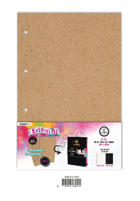 Studio Light - ABM Journal Pages For ABM-ES-JOUR05 Kraft Essentials 210x297x8mm 20 SH nr.09