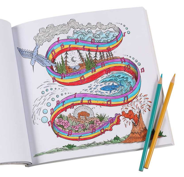 Printers Row - Coloring Book - Enchanted Earth