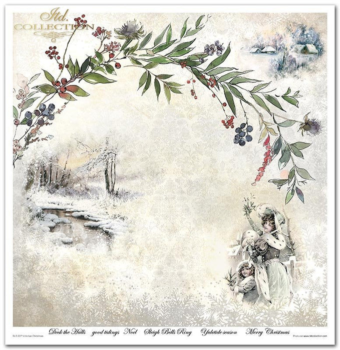 ITD Collection - Victorian Christmas Scrapbooking Papers