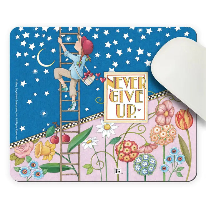 Mary Engelbreit Studios - Never Give Up Mousepad