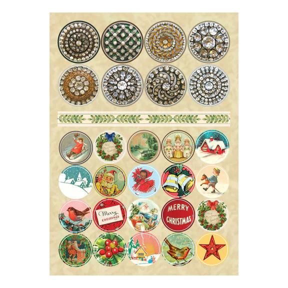 Loving Christmas Wishes Sticker Pad From The Christmas Flea Market Finds Collection By Cathe Holden - Root & Company