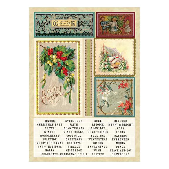 Loving Christmas Wishes Sticker Pad From The Christmas Flea Market Finds Collection By Cathe Holden - Root & Company