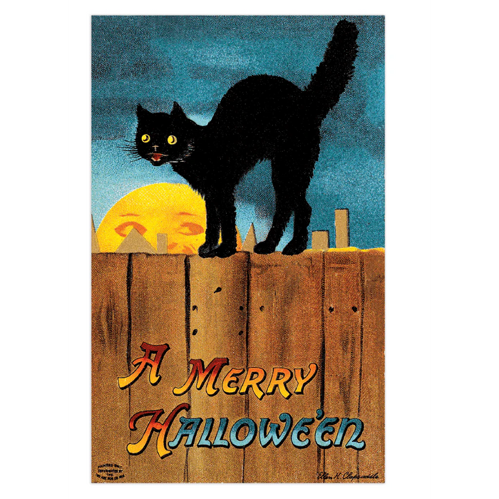 Laughing Elephant - Halloween Postcard Box - 36 Unique Vintage Postcards