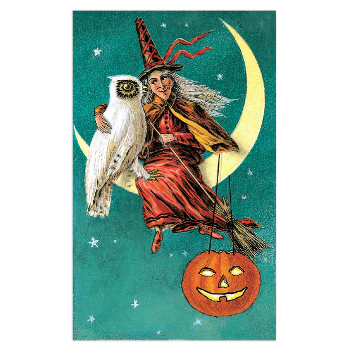 Laughing Elephant - Halloween Postcard Box - 36 Unique Vintage Postcards