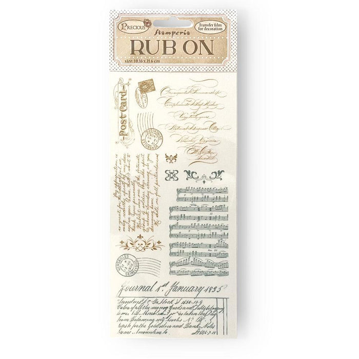 Rub-On - Precious Post Card - Root & Company