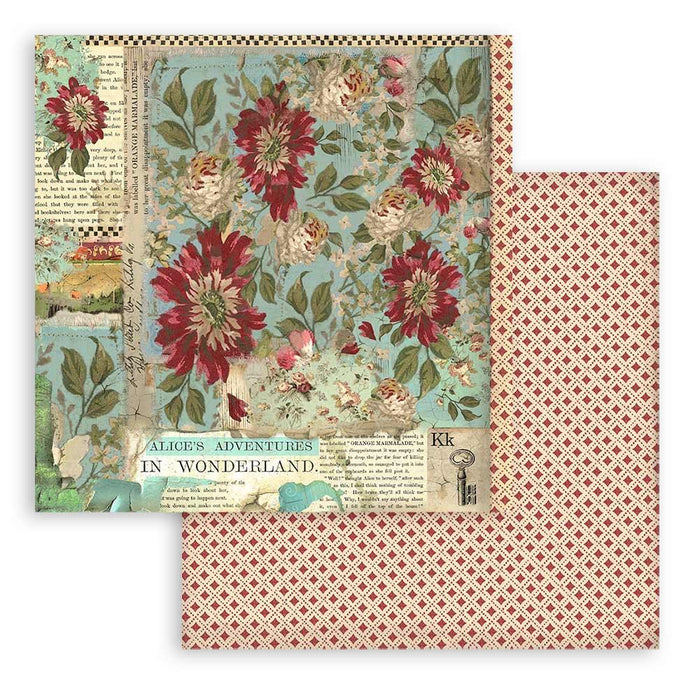 Scrapbooking Pad 10 Sheets 12"x12" - Alice - Root & Company