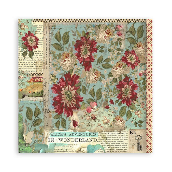 Scrapbooking Pad 10 Sheets 12"x12" - Alice - Root & Company