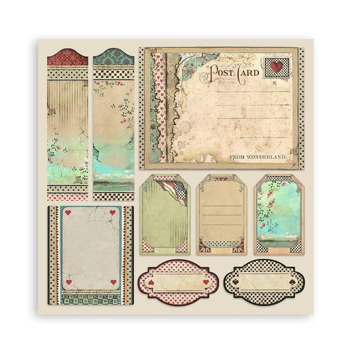 Scrapbooking Pad 10 Sheets 12"x12" - Alice - Root & Company