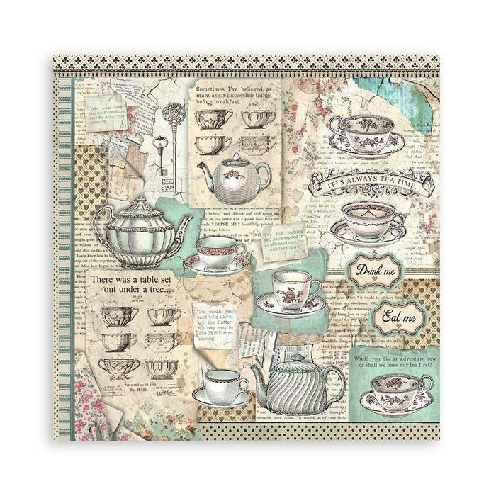 Scrapbooking Pad 10 Sheets 12"x12" - Alice - Root & Company