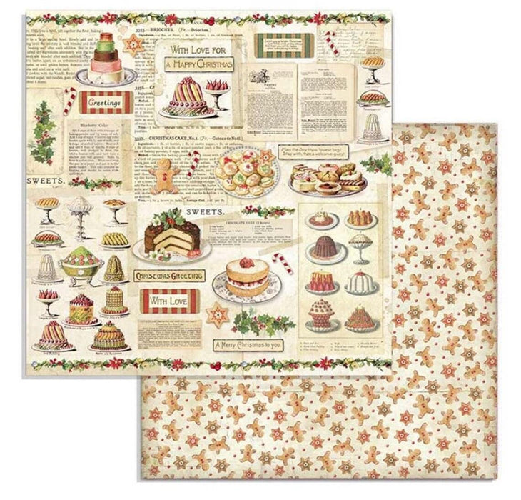 Scrapbooking Pad 10 Sheets 12"x12" - Classic Christmas - Root & Company