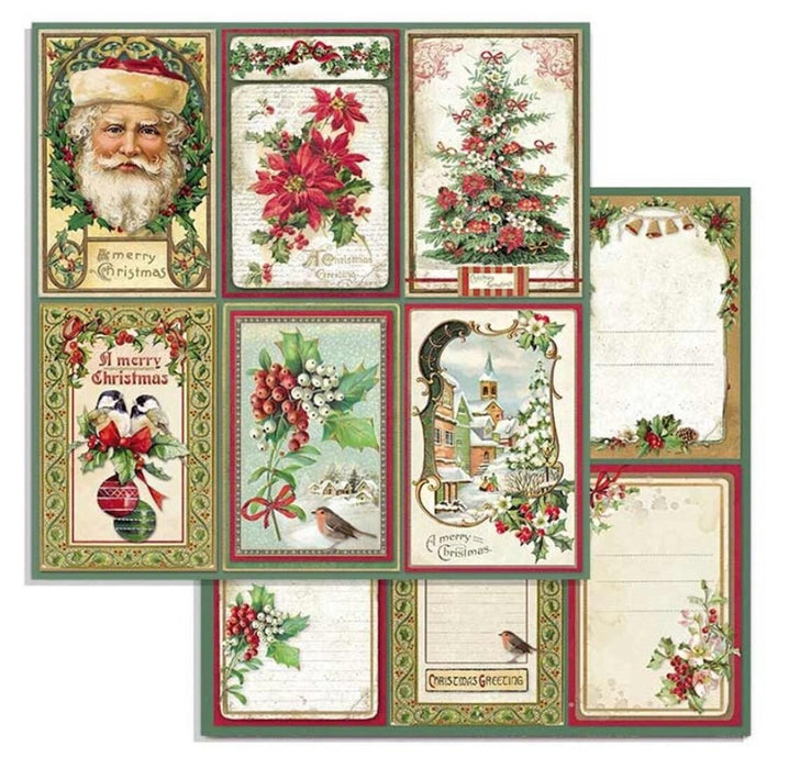 Scrapbooking Pad 10 Sheets 12"x12" - Classic Christmas - Root & Company