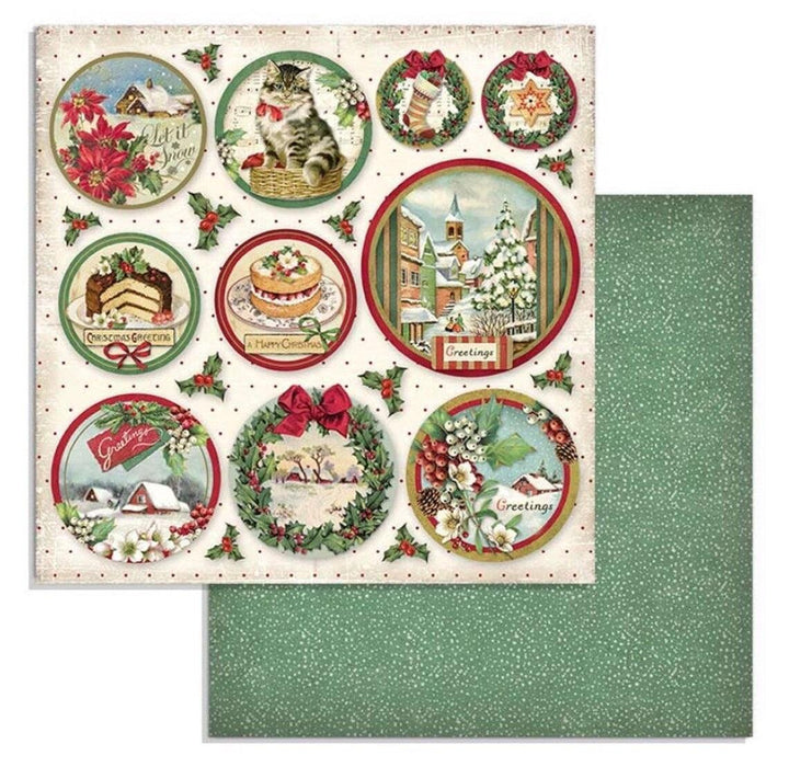 Scrapbooking Pad 10 Sheets 12"x12" - Classic Christmas - Root & Company