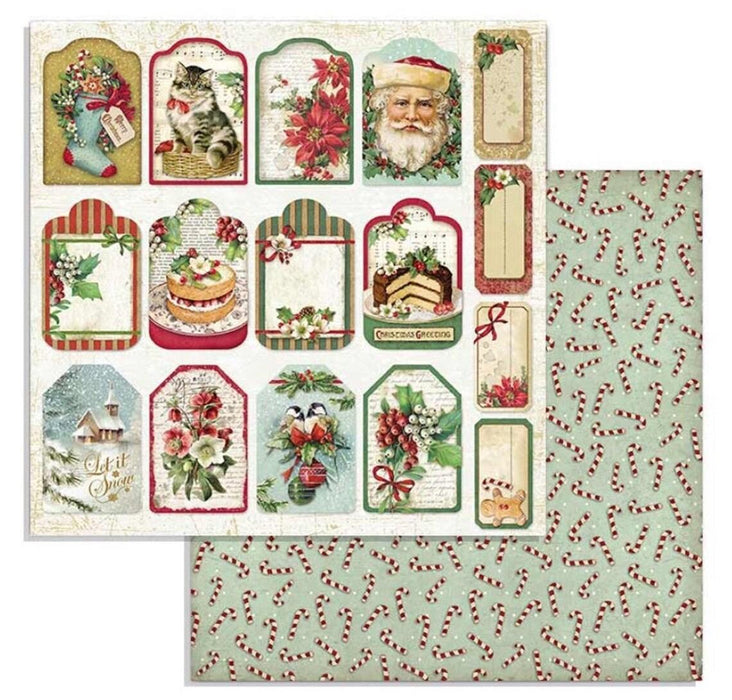 Scrapbooking Pad 10 Sheets 12"x12" - Classic Christmas - Root & Company