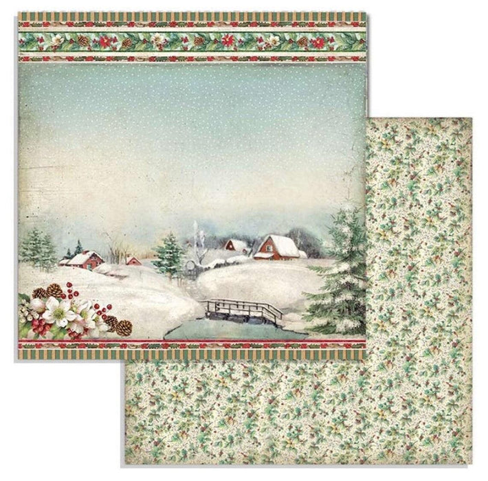 Scrapbooking Pad 10 Sheets 12"x12" - Classic Christmas - Root & Company