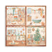 Scrapbooking Small Pad 10 Sheets 8"X8" - All Around Christmas - Root & Company