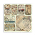 Scrapbooking Small Pad 10 Sheets 8"X8" - Around the World - Root & Company