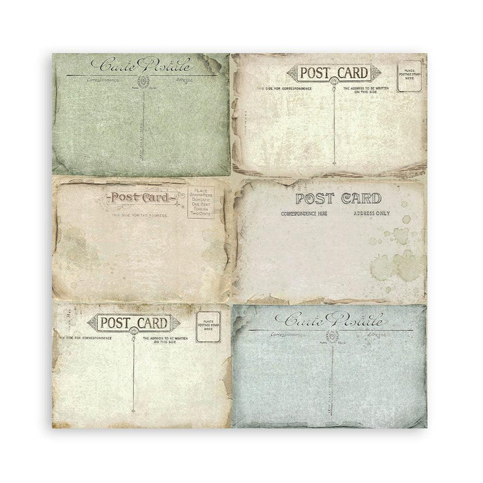 Scrapbooking Small Pad 10 Sheets 8"X8" - Around the World - Root & Company