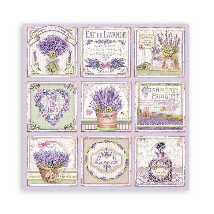 Scrapbooking Small Pad 10 sheets 8"X8" - Provence - Root & Company