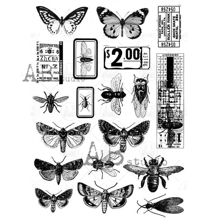 ABstudio - Paper Sticker Sheet - No. 0007